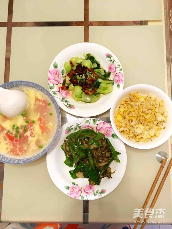 油渣青菜的做法