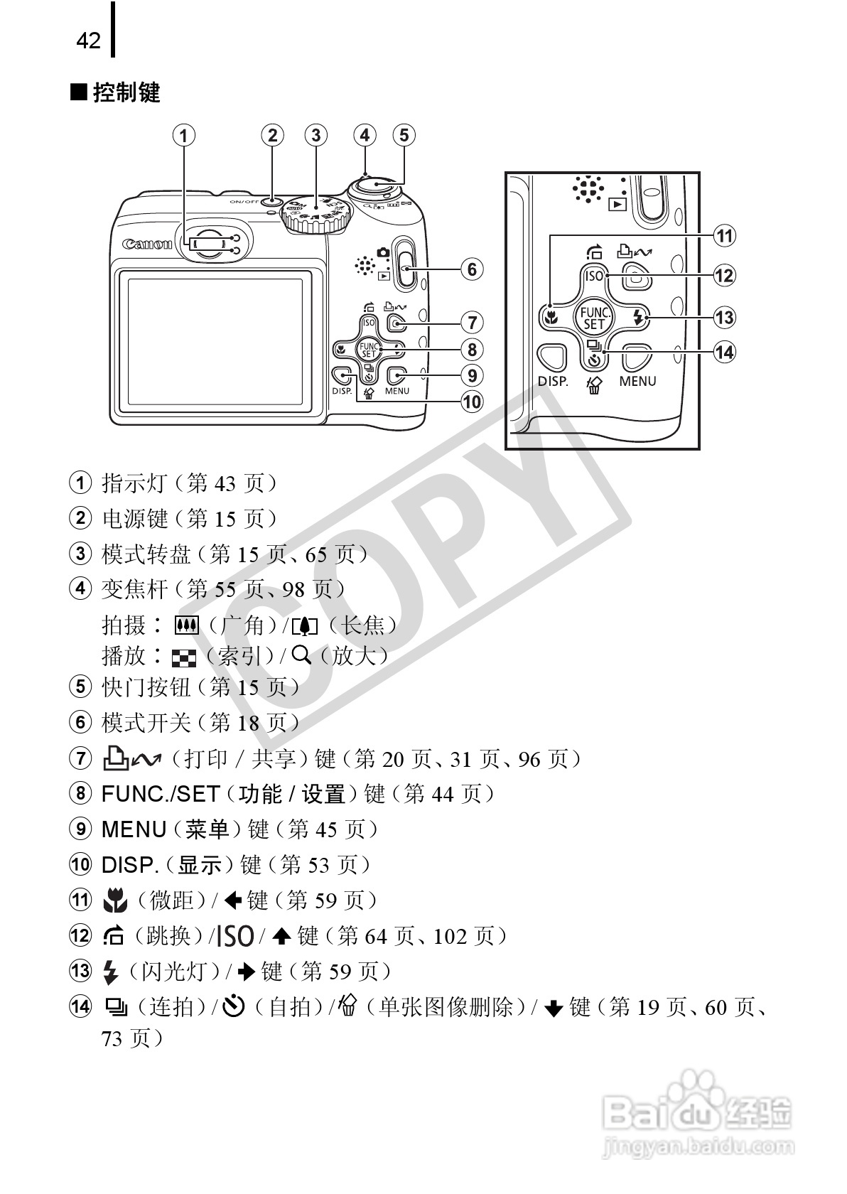 佳能PowerShot A580数码相机使用说明书:[5]