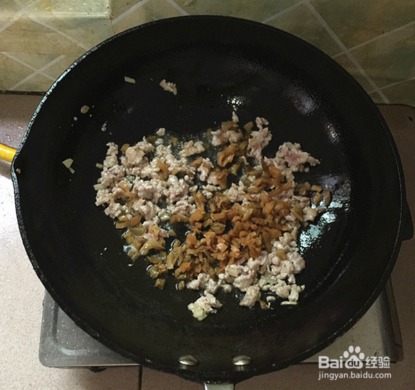 肉末烧米豆腐的制作方法