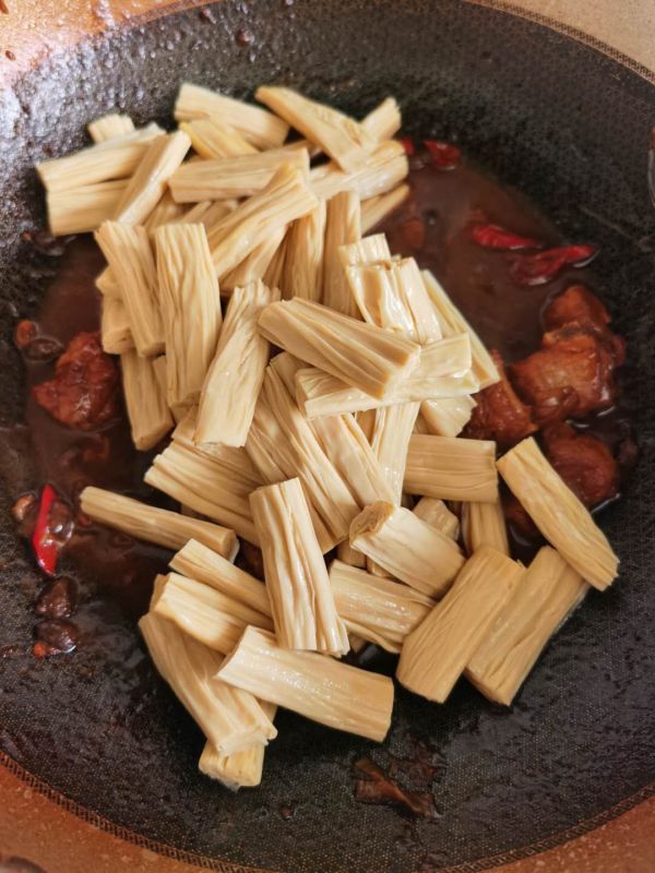 豆豉腐竹烧排骨