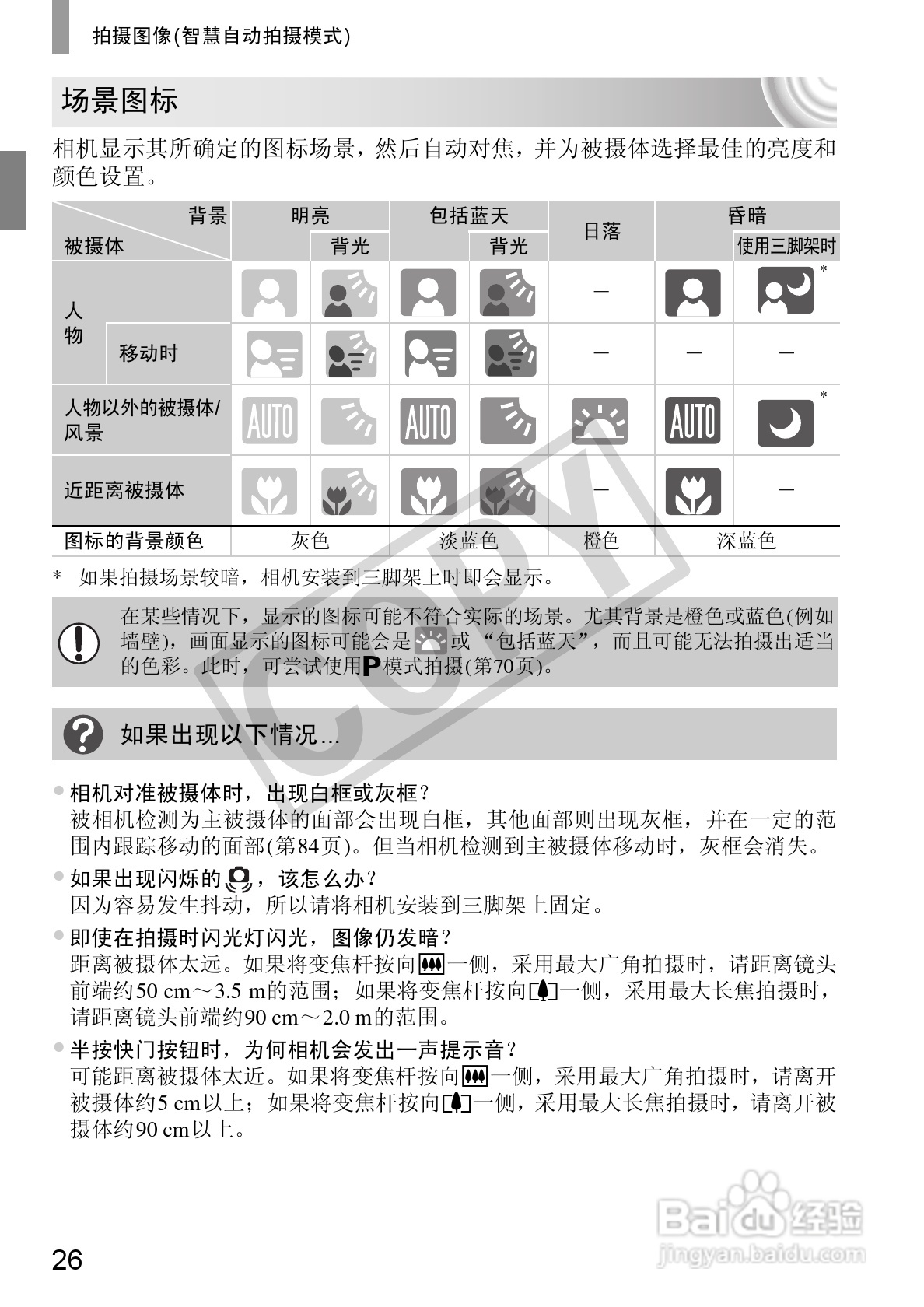 佳能DIGITAL IXUS 210数码相机使用说明书:[3]