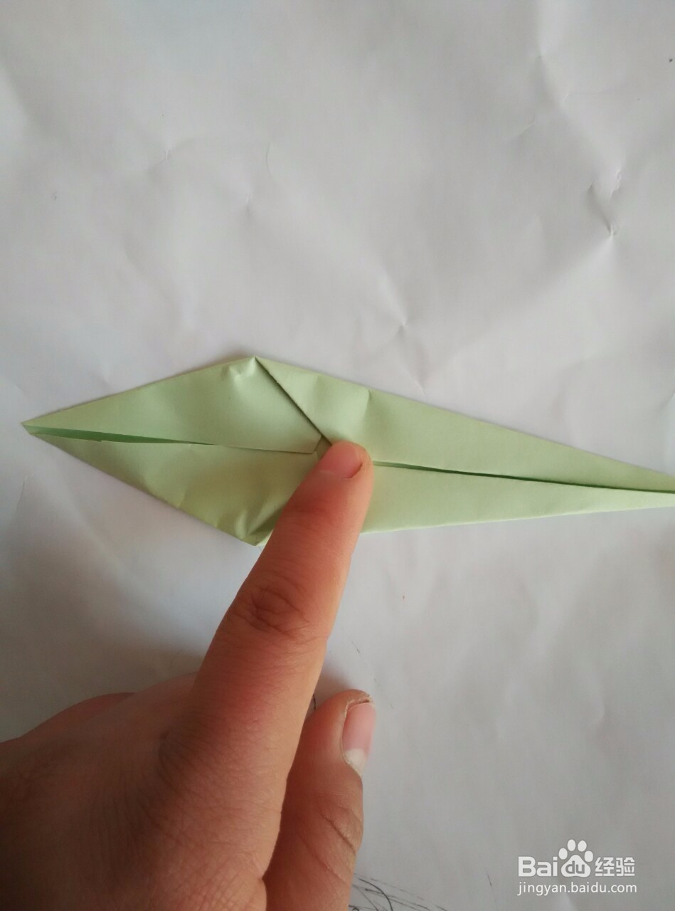 折纸郁金香的折法