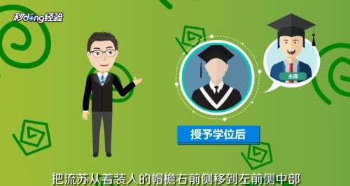 学士服怎么穿 百度经验