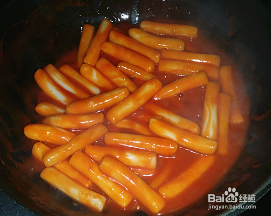 秘制韩式炒辣年糕的做法