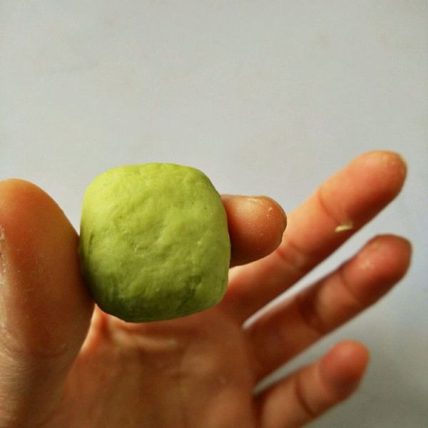 抹茶豆沙六方烧