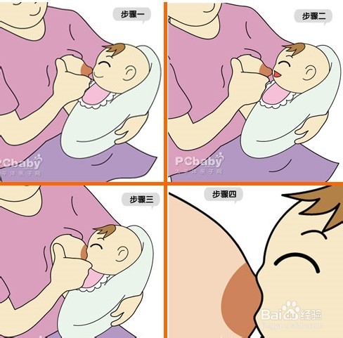 母乳喂养的正确步骤?