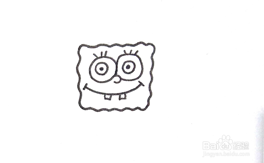 海绵宝宝简笔画