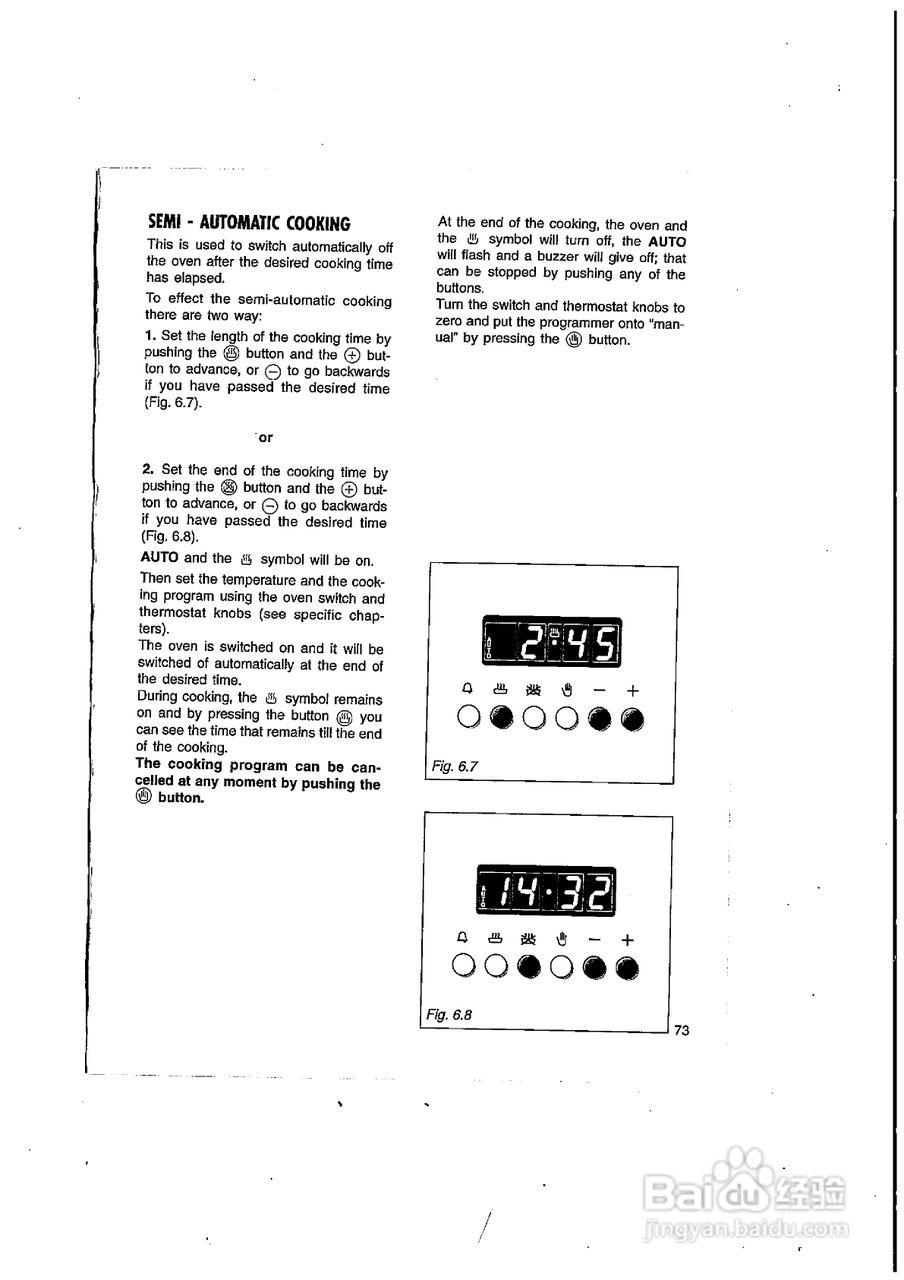 德国宝GV-607GMA/1嵌入式电烤箱使用说明书:[8]