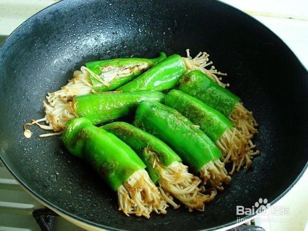 教你做虎皮金针菇