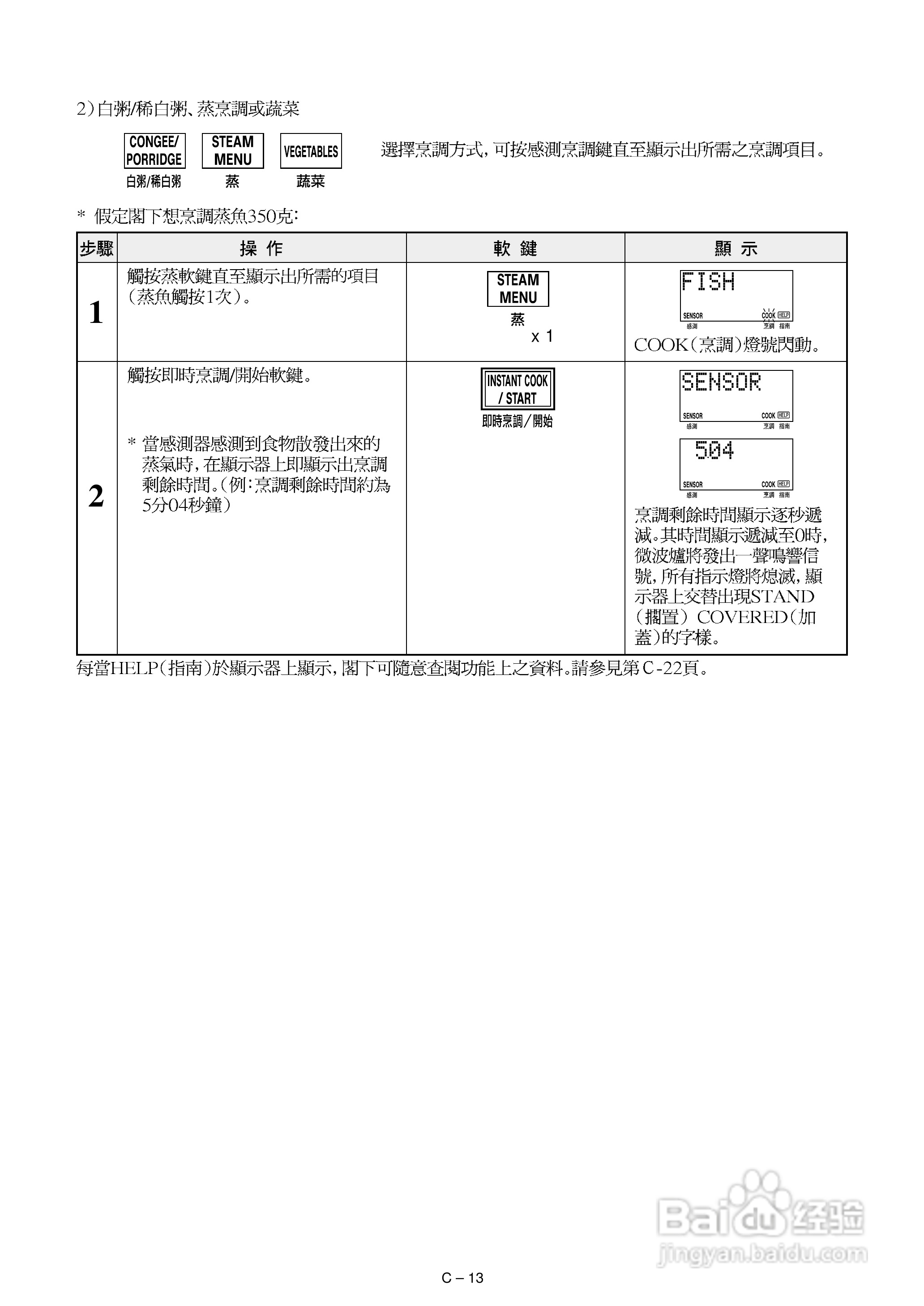 声宝R-582D型微波炉说明书:[1]