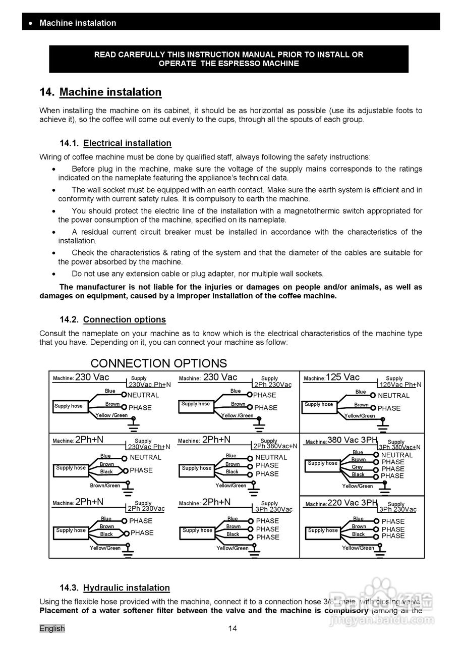 Elegance典雅系列咖啡机操作使用说明书:[2]