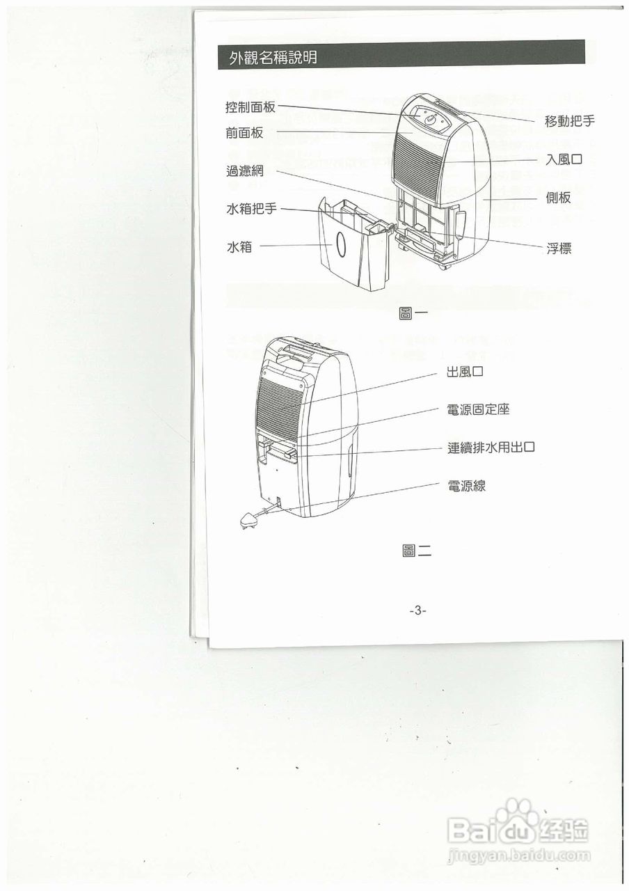 德国宝KD-420B2抽湿机使用说明书:[1]