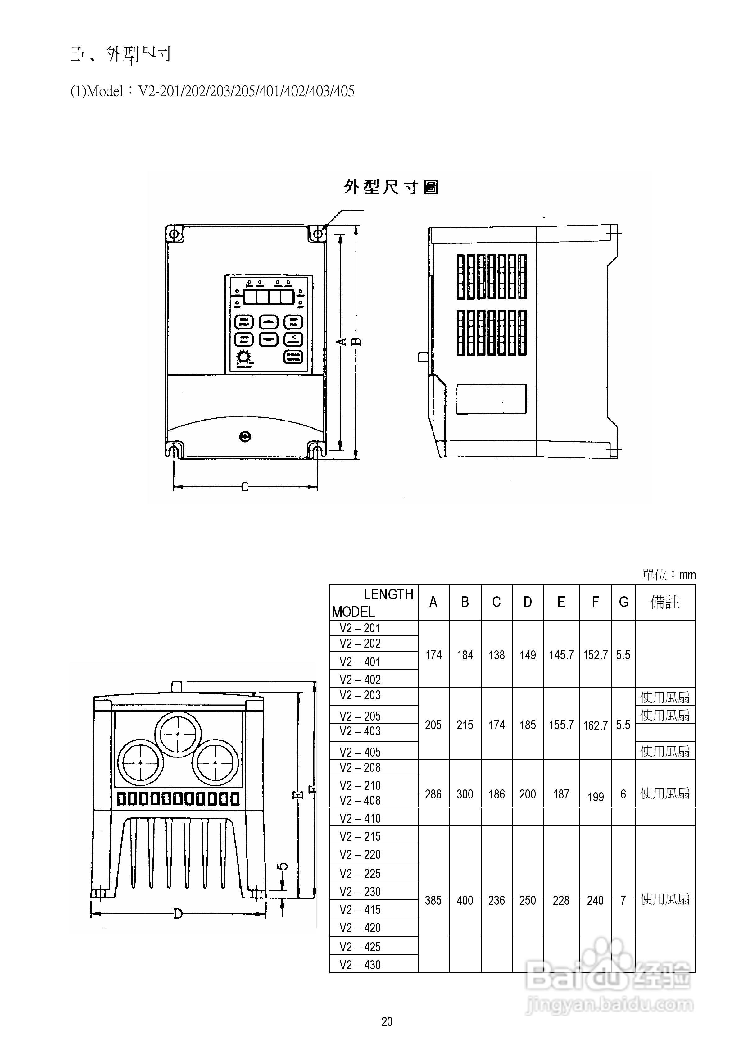 台安T-VERTER V2-460-H3变频器使用手册:[3]