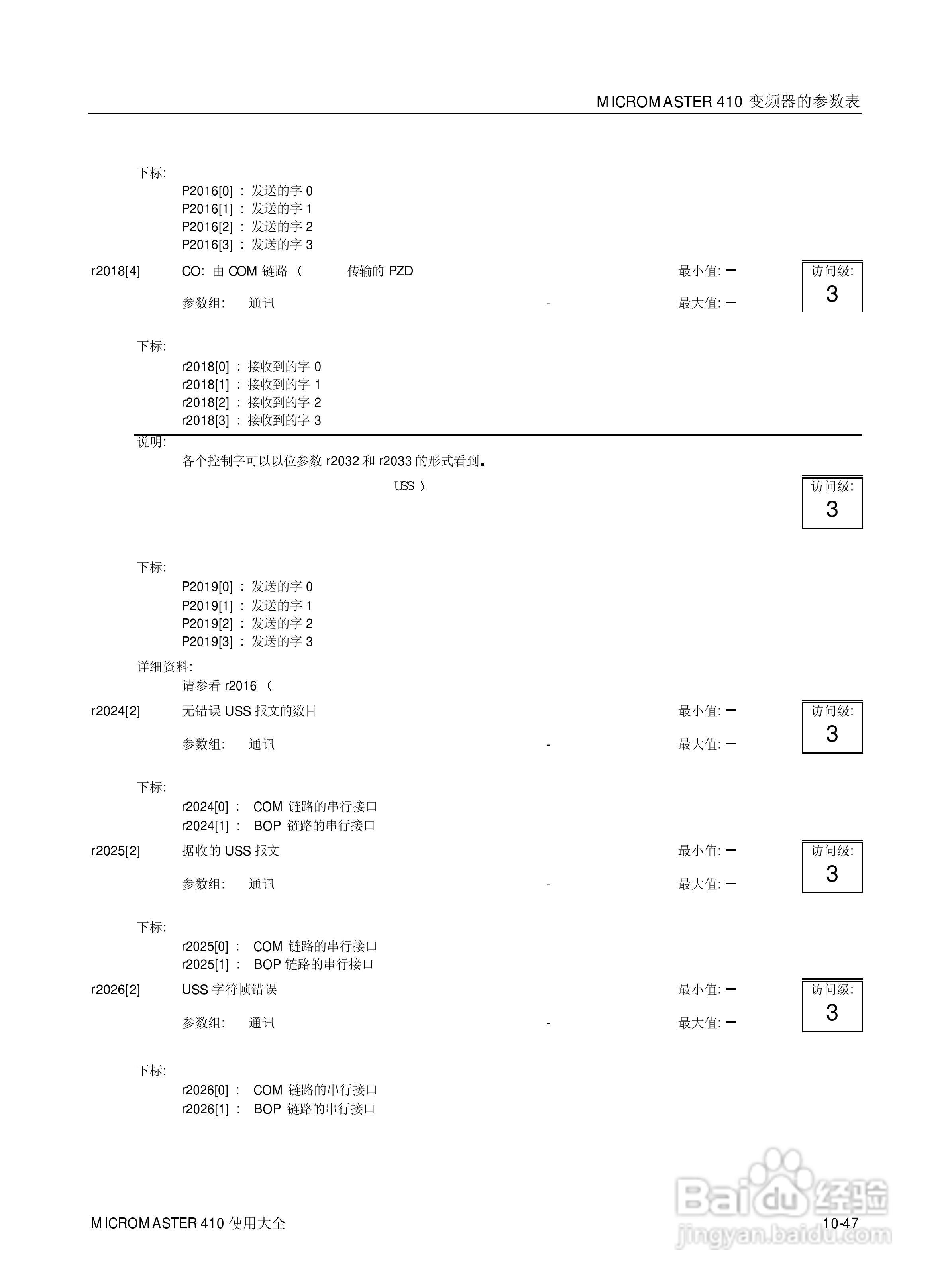 西门子MM410通用型变频器说明书:[13]