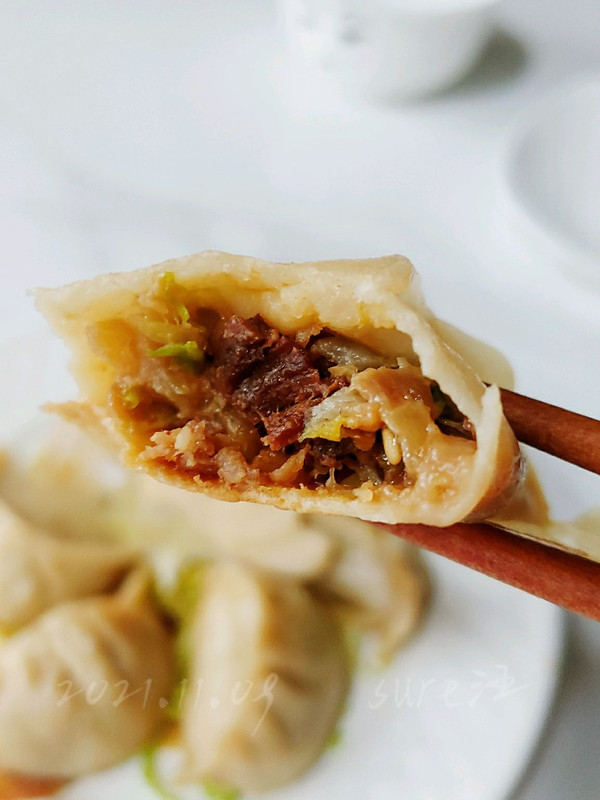 香菇肉菘水煎饺