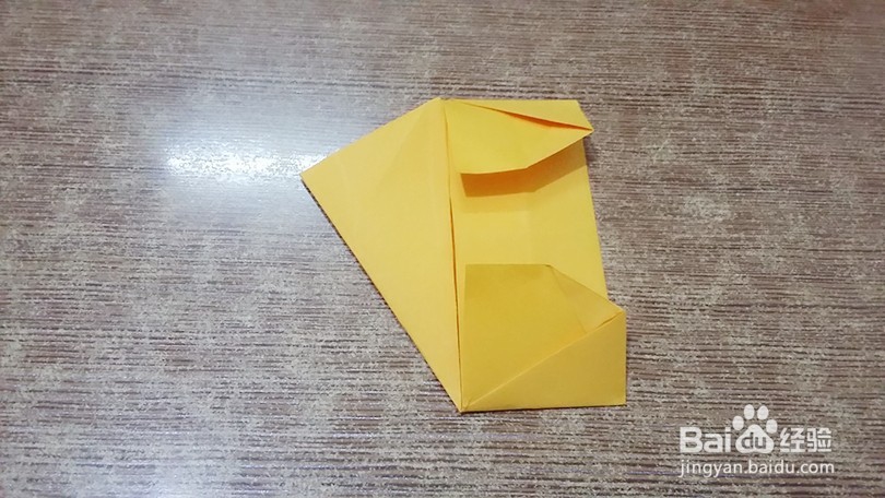 三角盒的彩纸折法