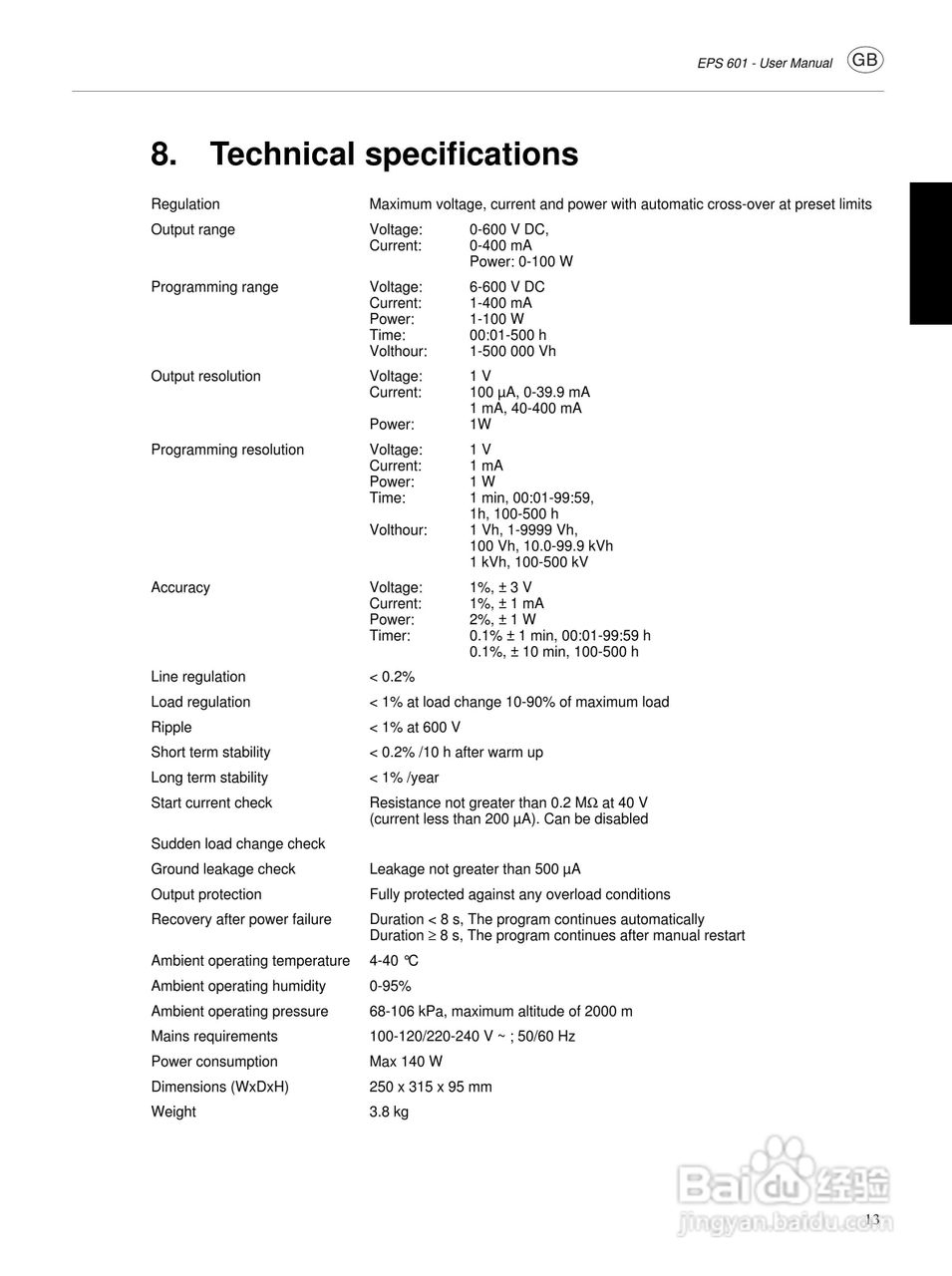 Amersham-eps601电源使用说明书:[2]