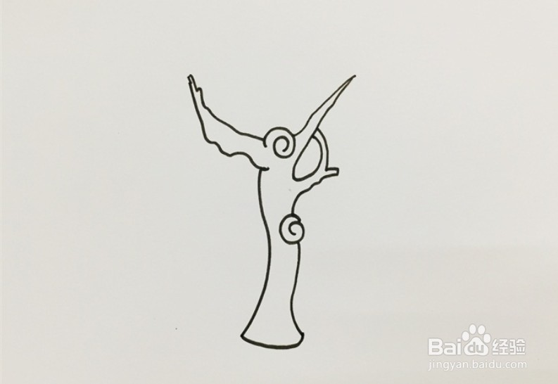 伴儿成长简笔画系列-桑树怎么画