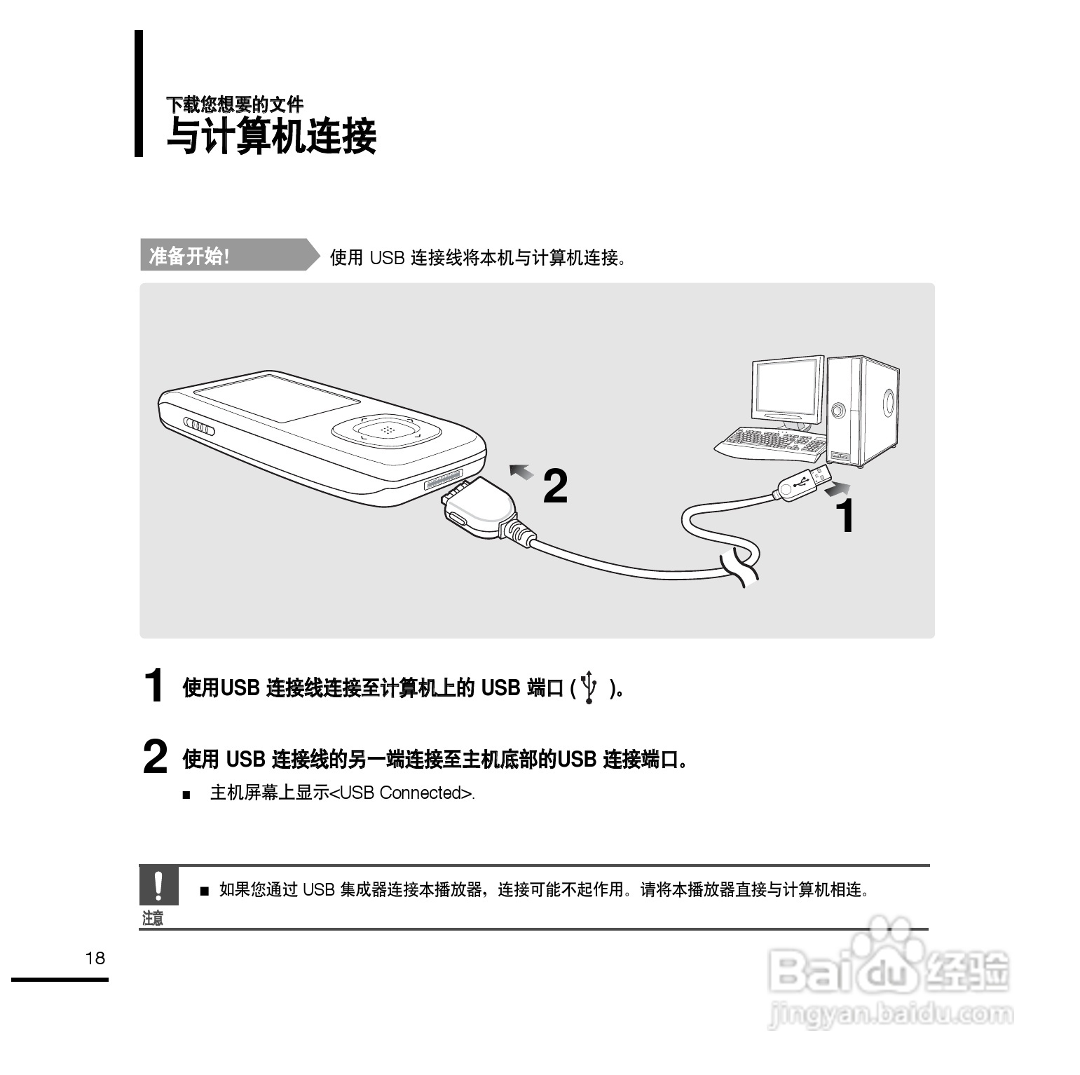 三星YP-T9ZU MP4播放器使用说明书:[2]