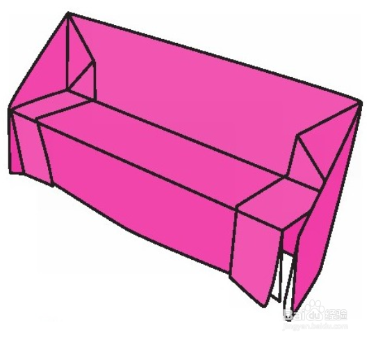 如何折一张沙发