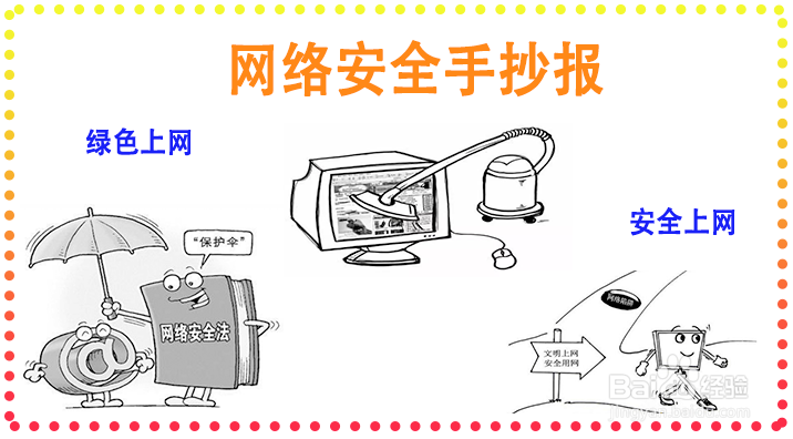 网络安全手抄报