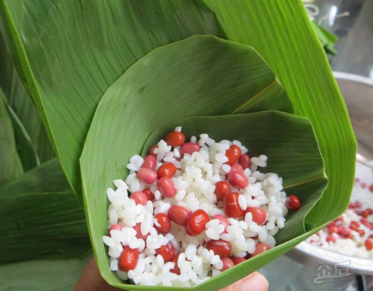 好吃的红豆蜜枣粽，看完就能上手