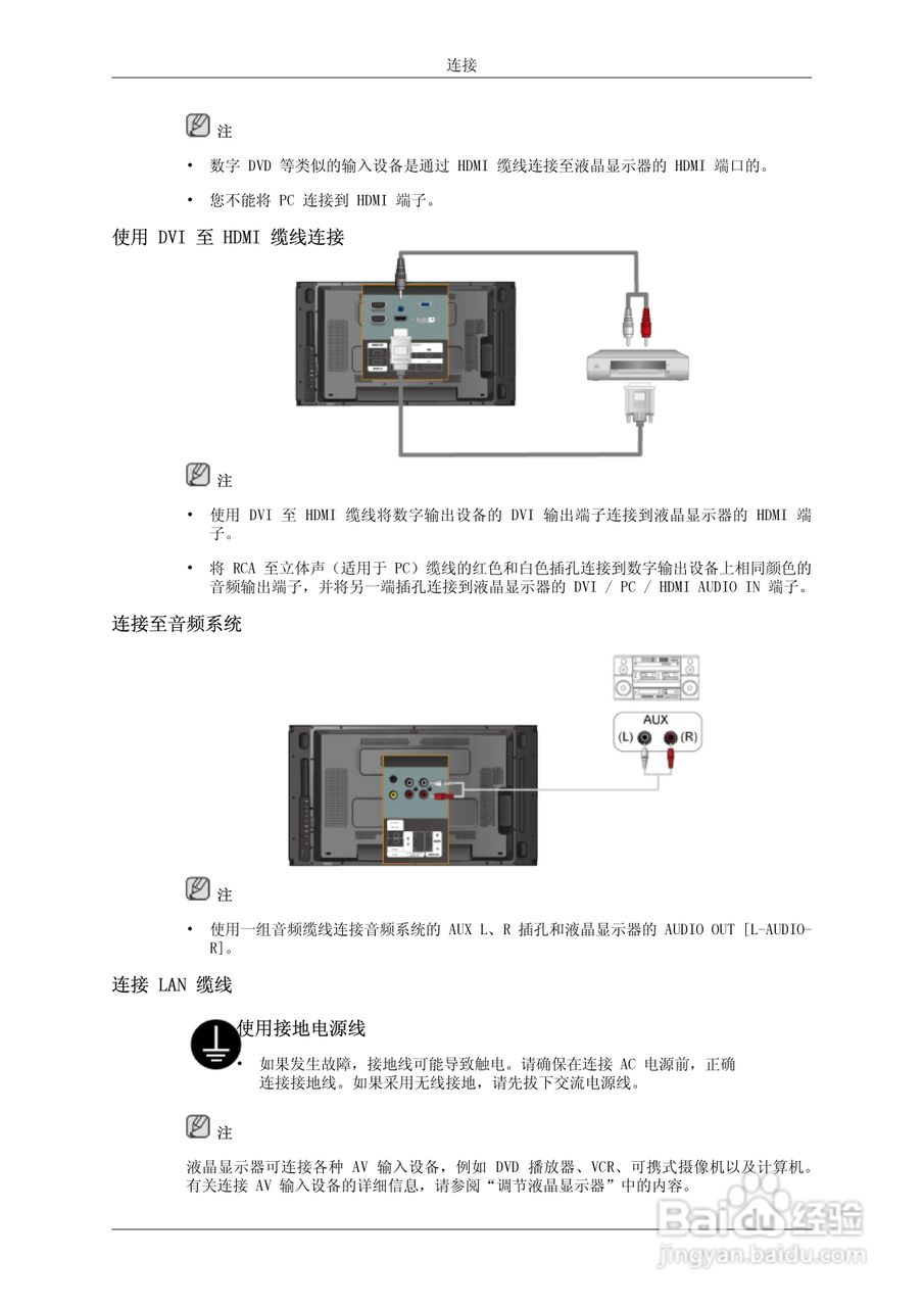 三星460UT液晶显示器使用说明书:[3]