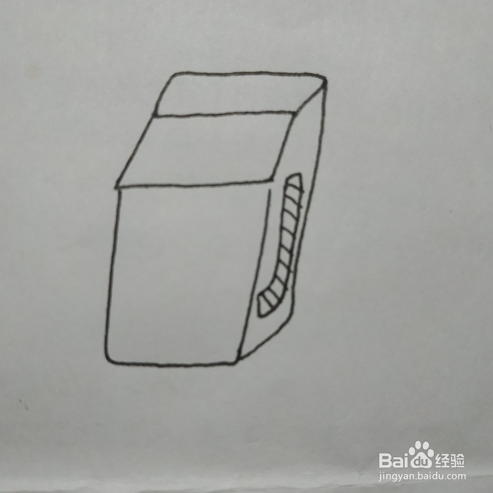洗衣机的简笔画要怎么画