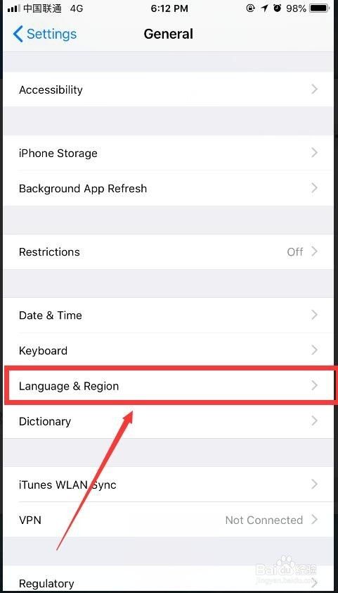 苹果手机ios11系统英文设置为中文？