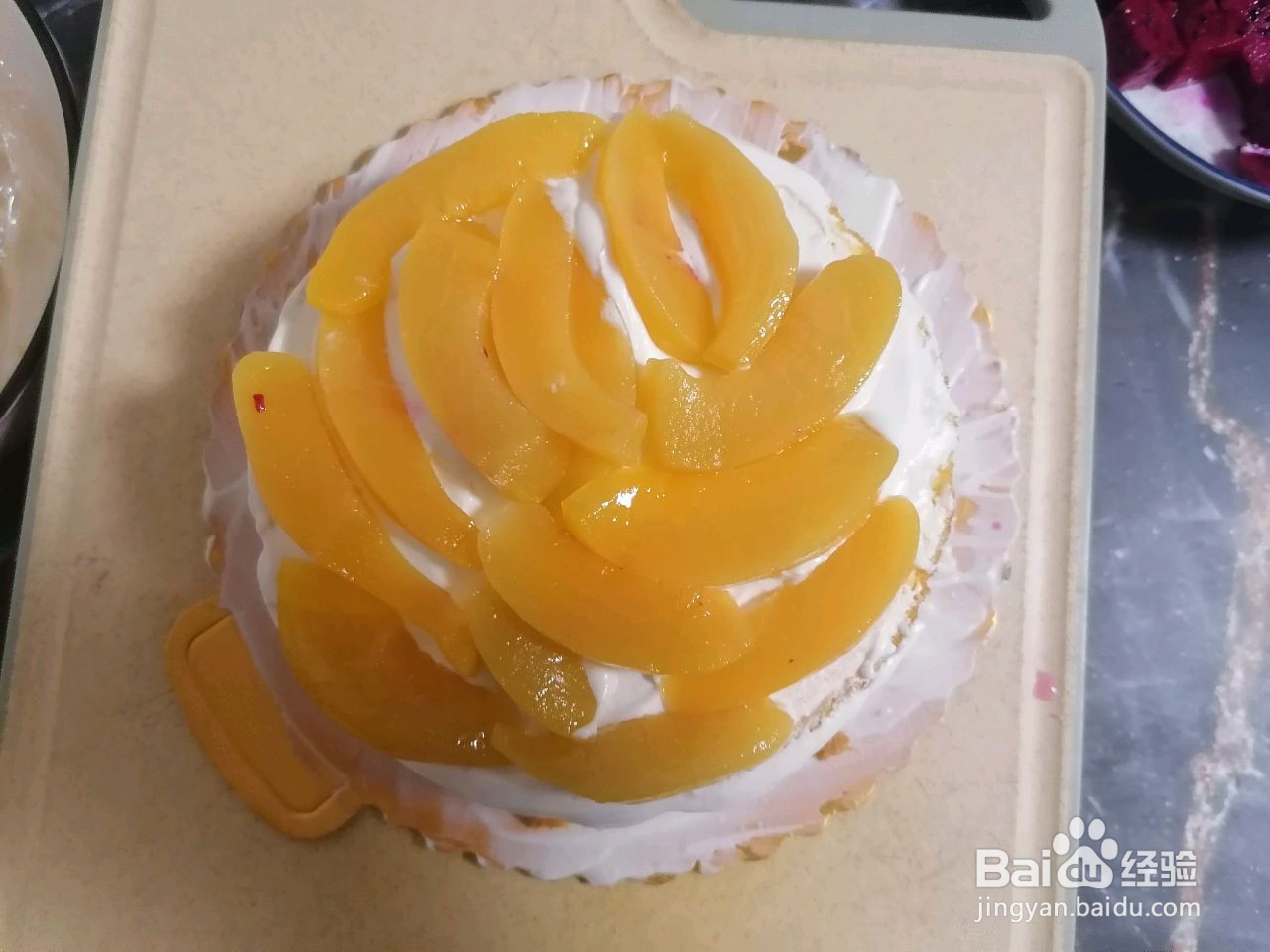 不用裱花的水果裸蛋糕的做法