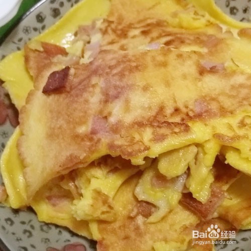 鸡蛋饼的做法之火腿鸡蛋饼怎么做