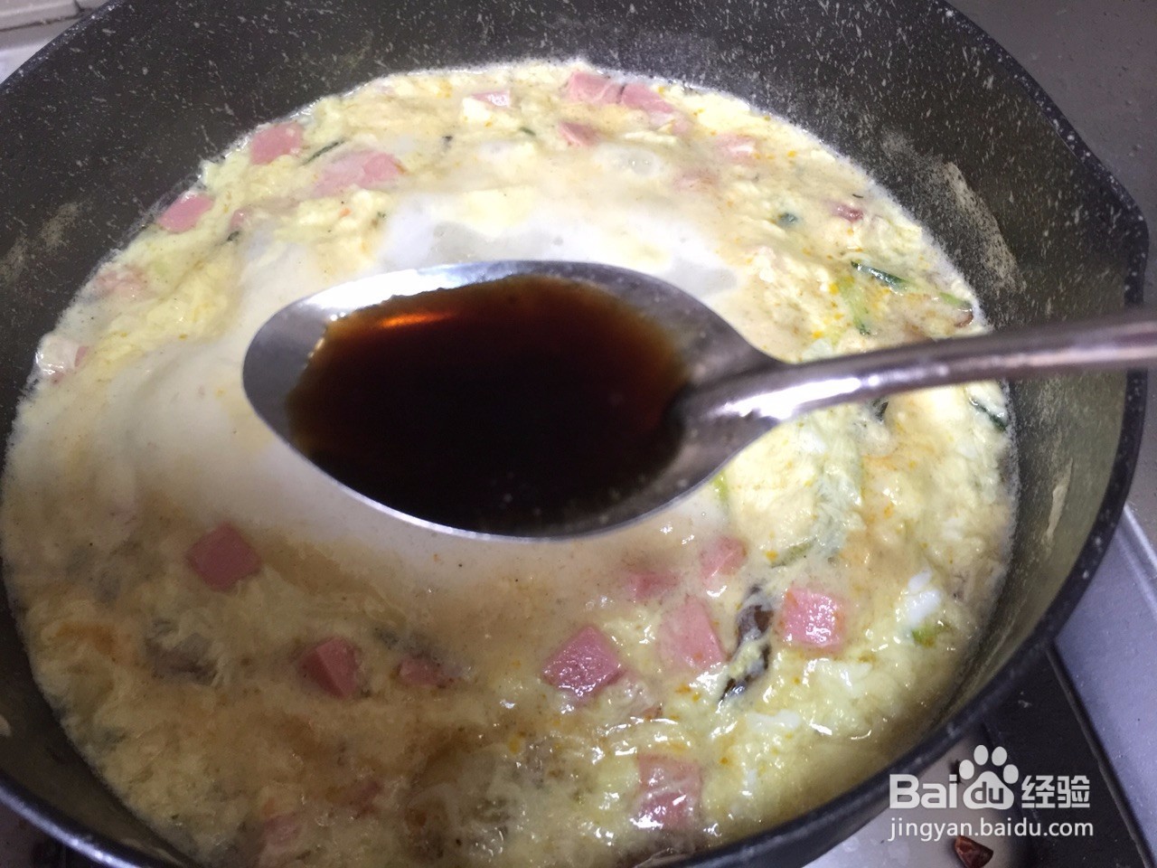 豆腐火腿蛋花汤的做法