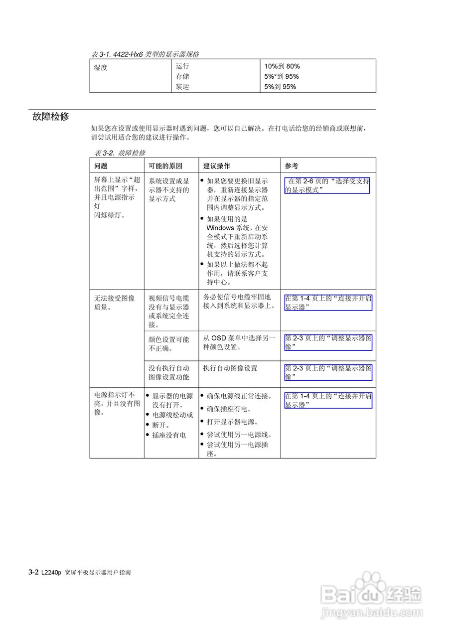 联想L2240p液晶显示器使用说明书:[3]