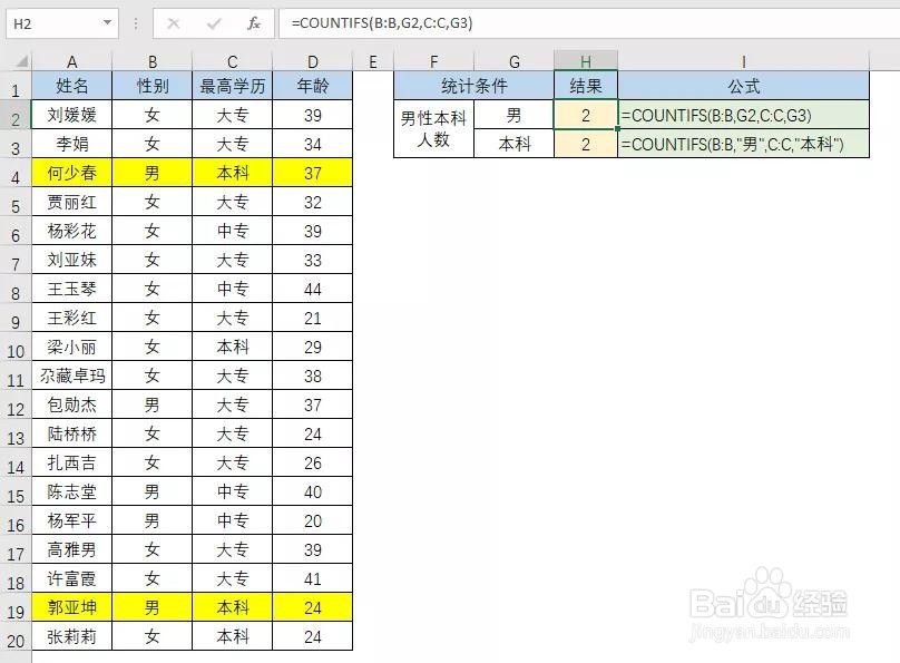 excel中，COUNTIF和COUNTIFS函数应该怎么使用？