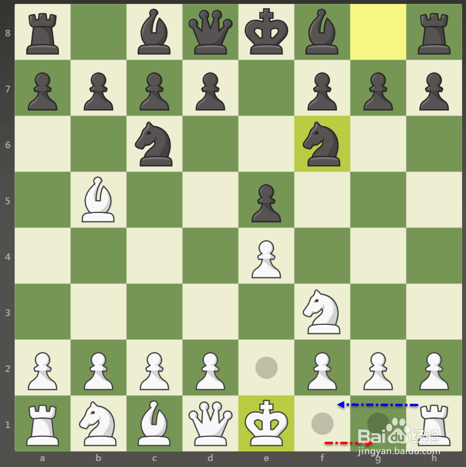 国际象棋入门实用教程之走子规则