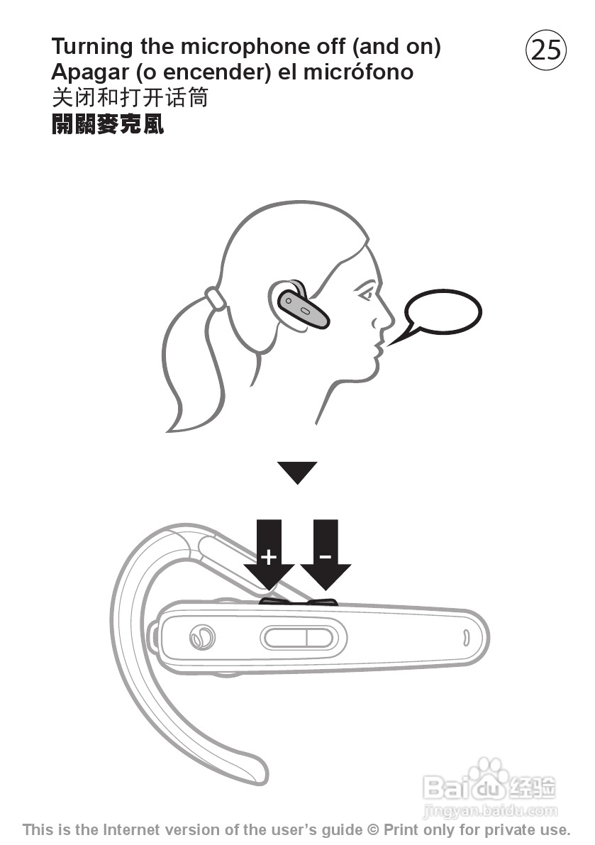 索爱 HBH-608蓝牙耳机说明书:[3]