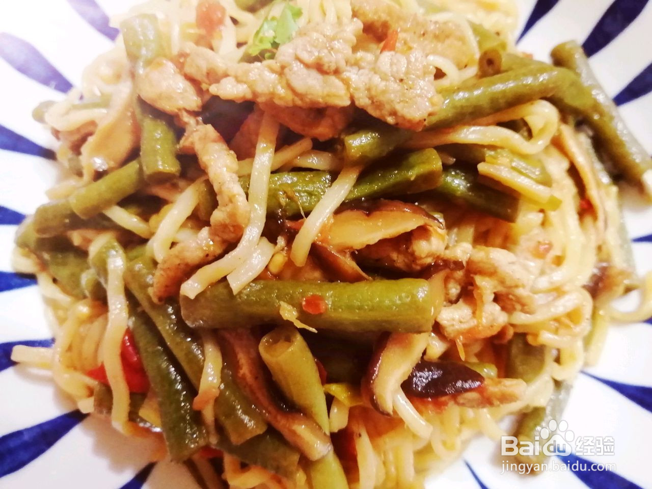 家常豇豆角卤面的做法