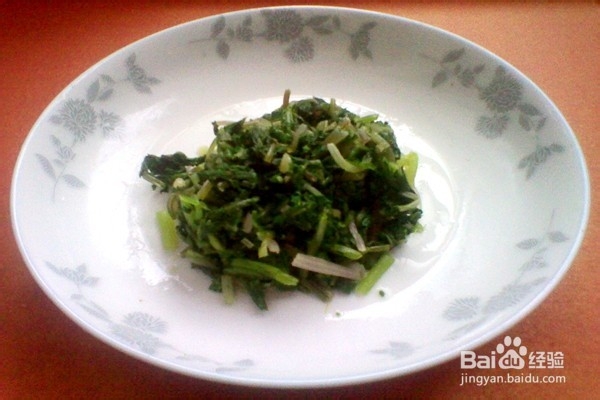 小炒萝卜缨---------营养美味