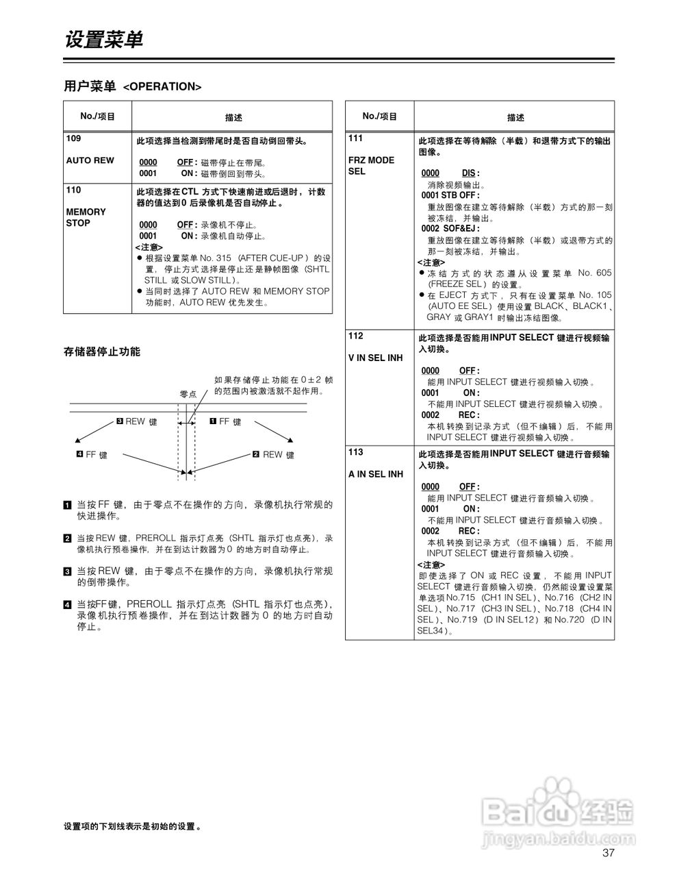 松下AJ-D955BMC数码摄像机说明书:[4]