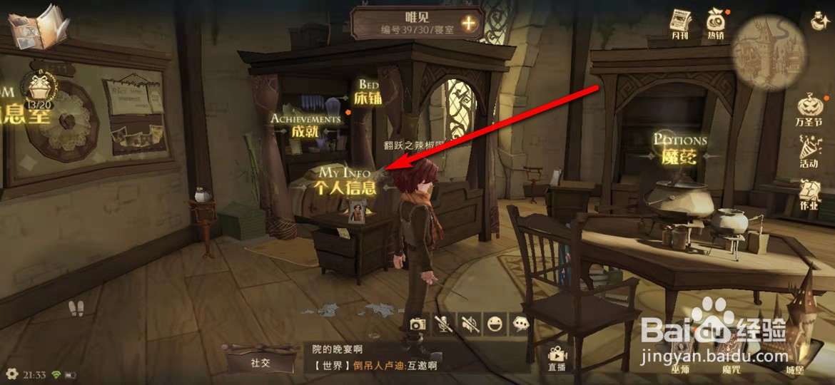 哈利波特魔法觉醒已获得的铭牌信息怎么查看