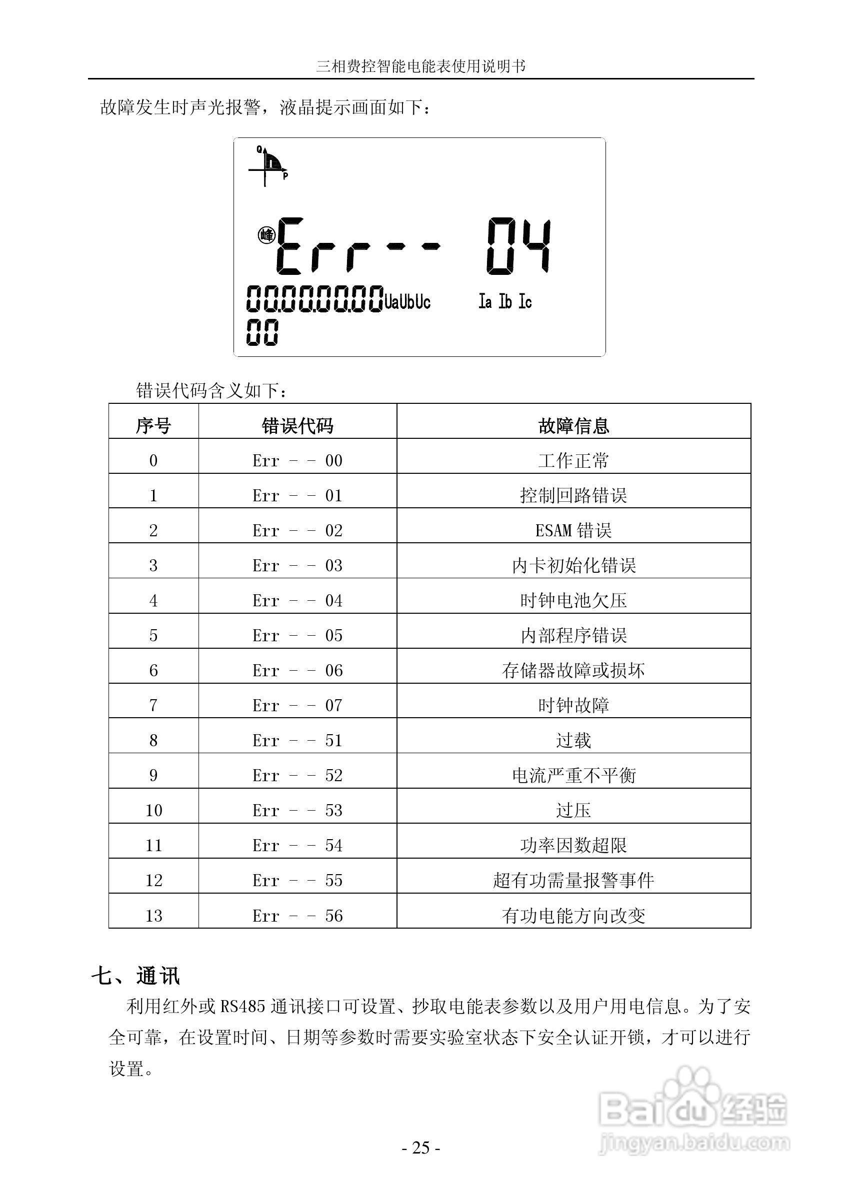 宁达三相费控智能电能表说明书（CPU卡）说明书:[3]