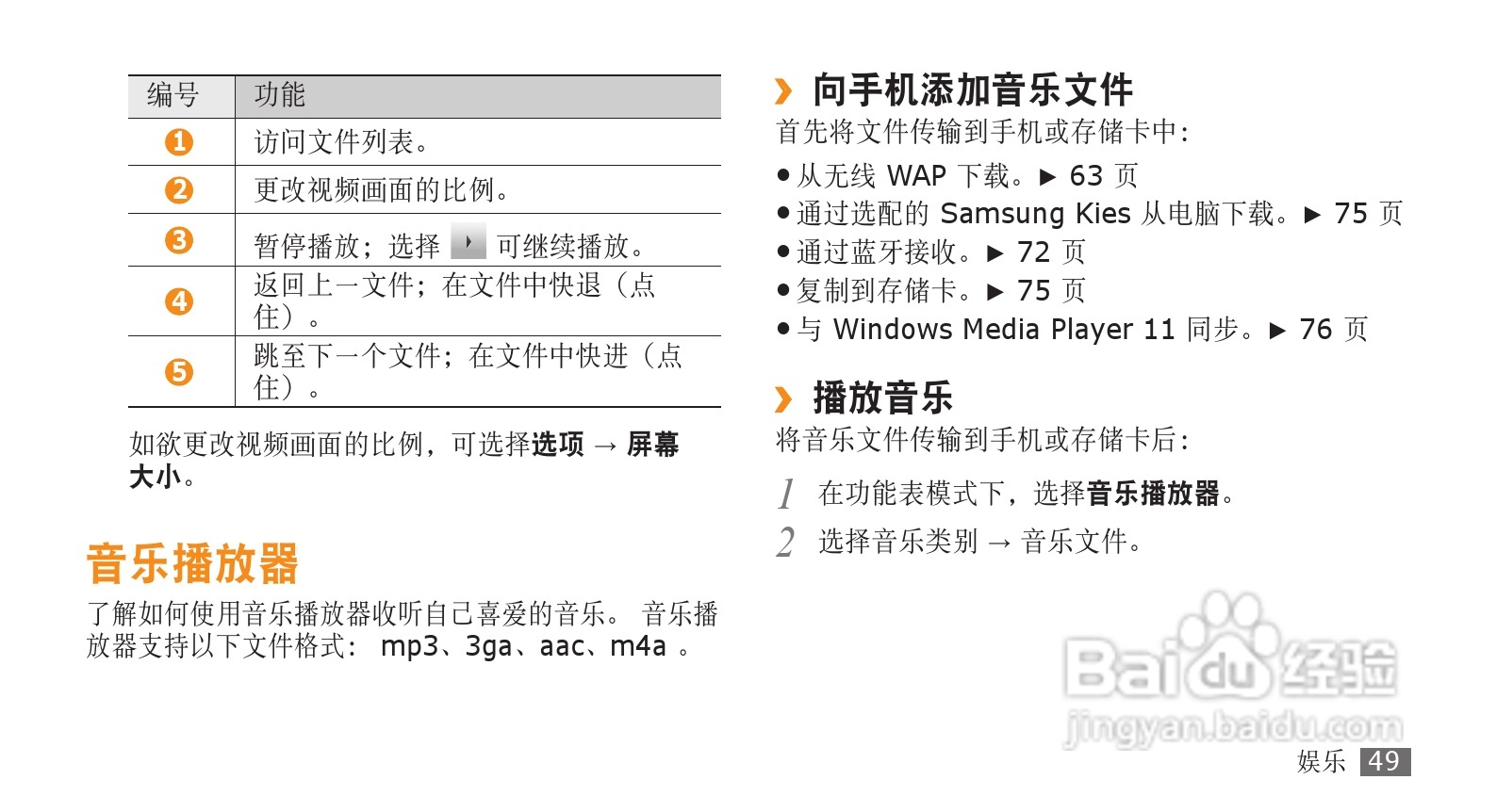 三星GT-B7732手机使用说明书:[6]