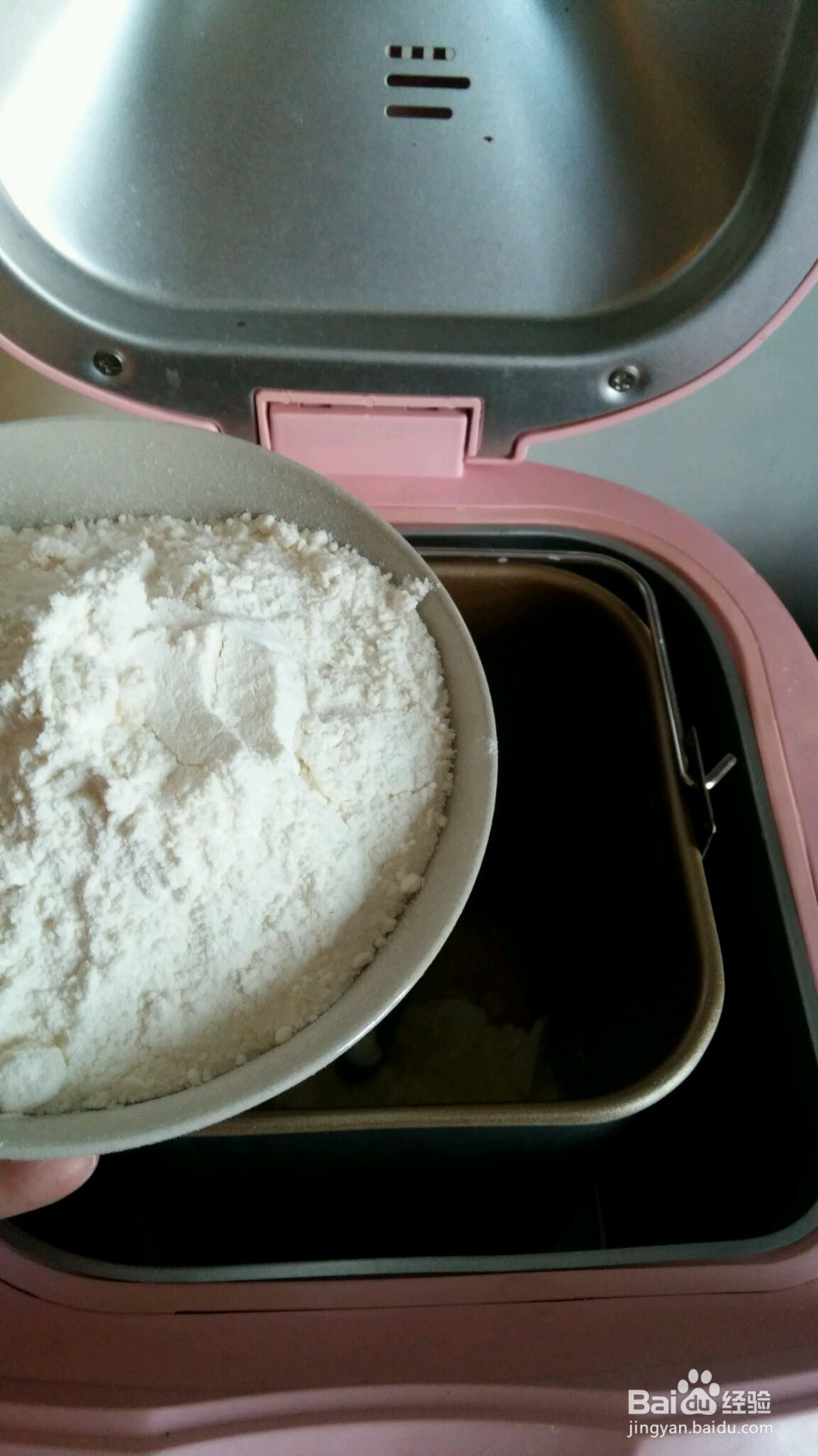 甜甜圈面包机的做法
