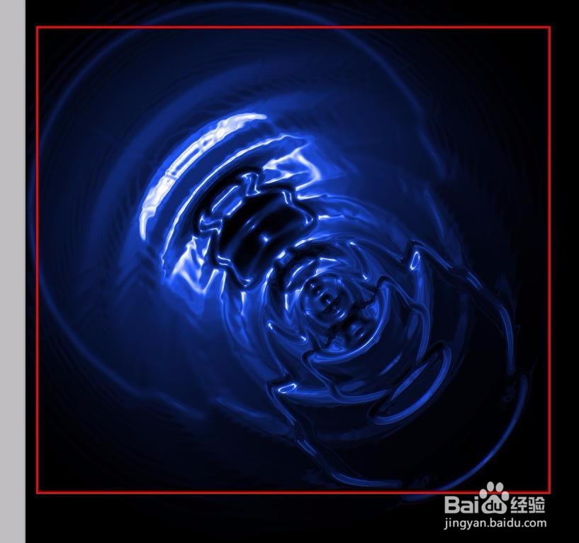 ps教程--怎么使用滤镜制作漩涡水波纹