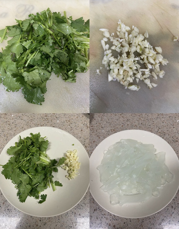 捞汁黄瓜拌凉皮