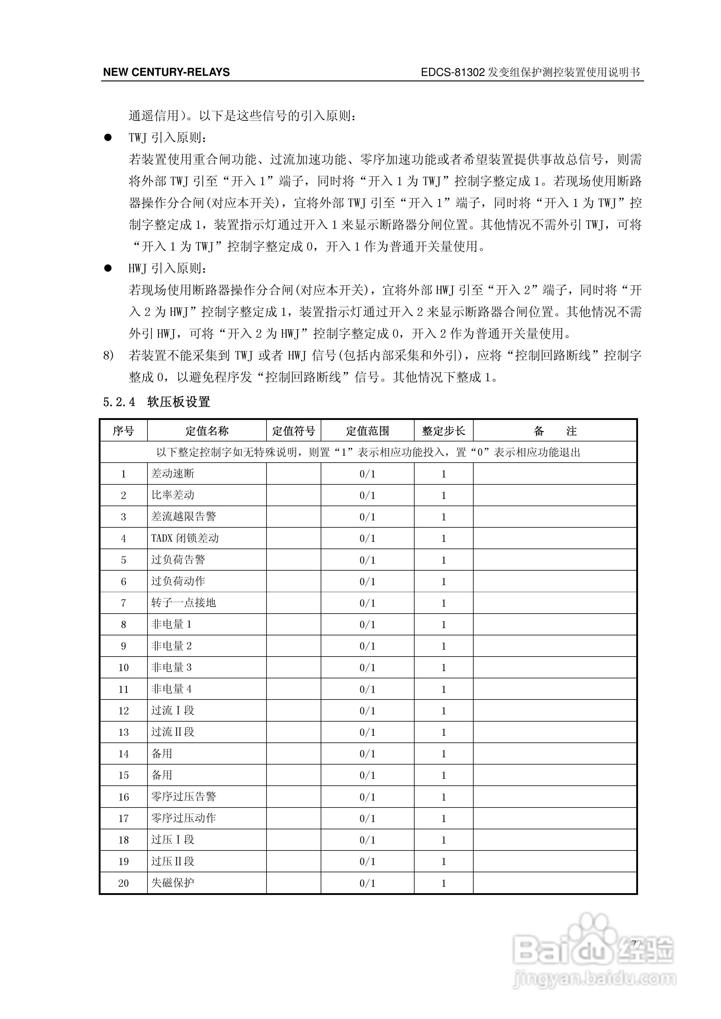 新世纪EDCS-81302发变组保护测控装置说明书:[9]