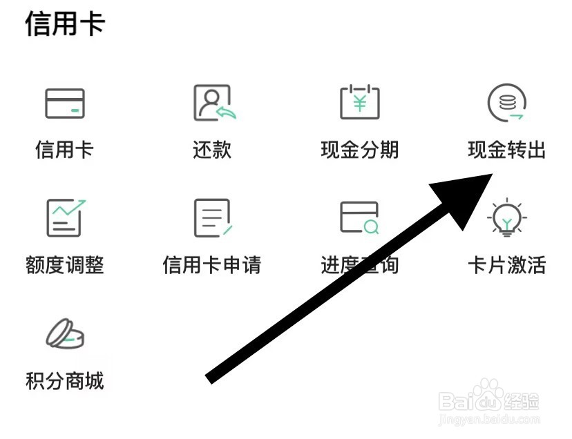 中国农业银行如何查看现金转出