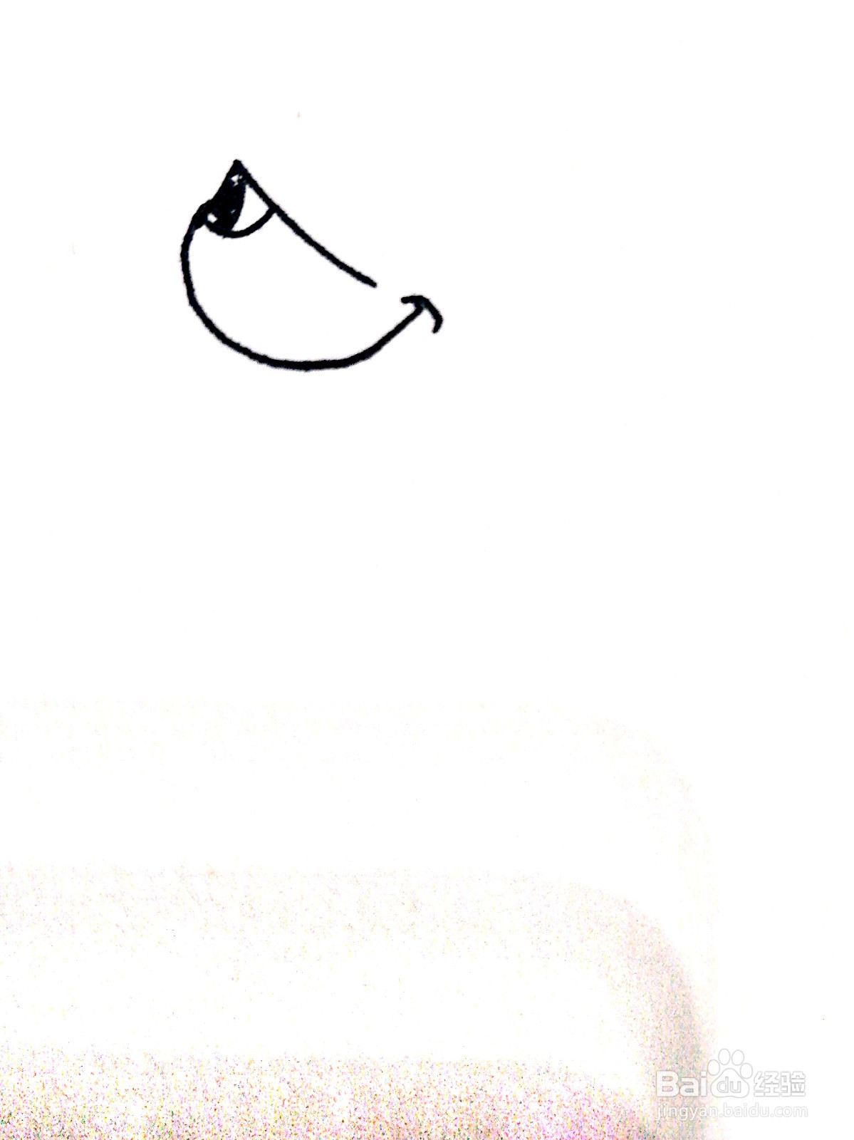 坐着的小狗线描画怎么画