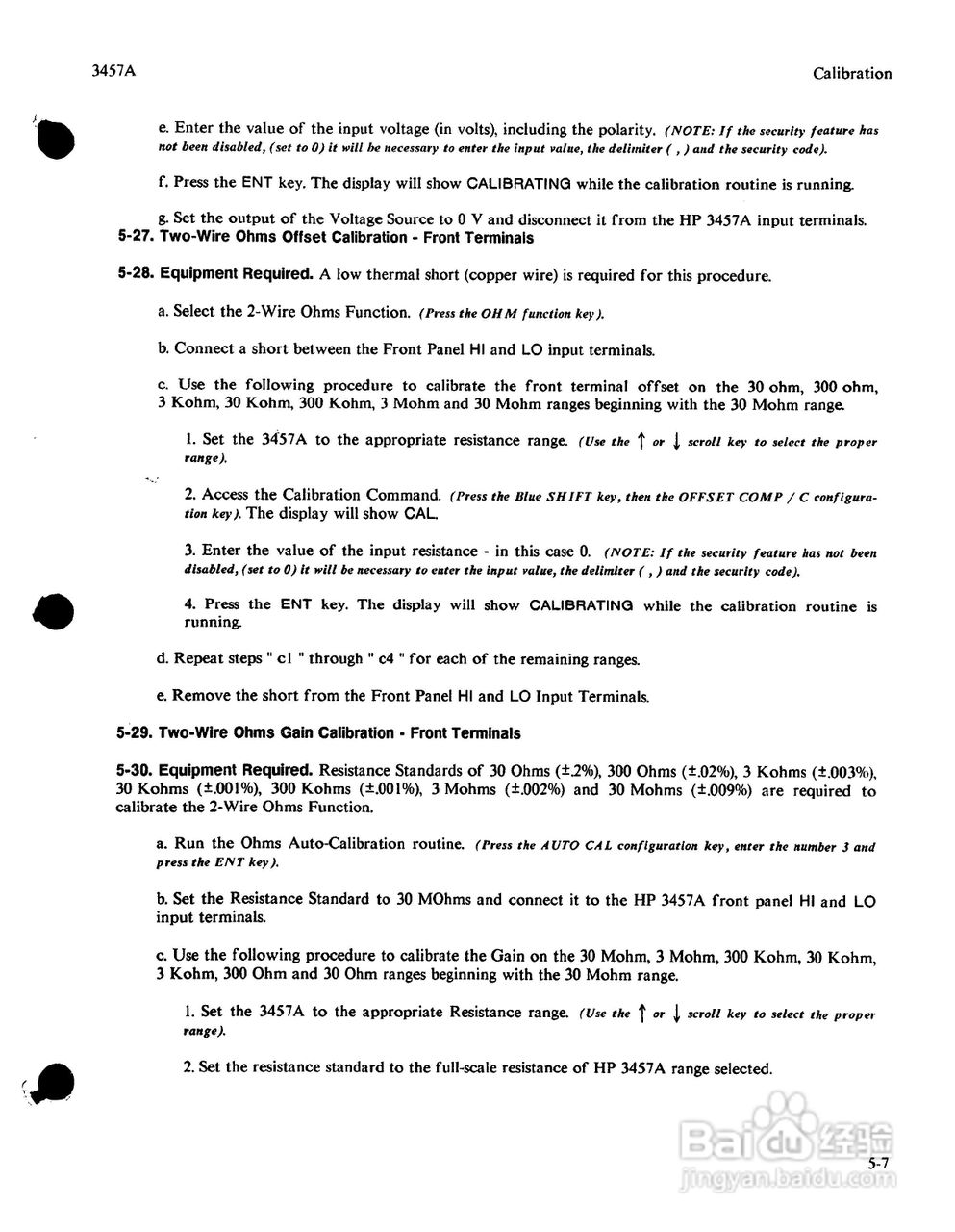 HP 3457A 万用表用户使用手册:[13]