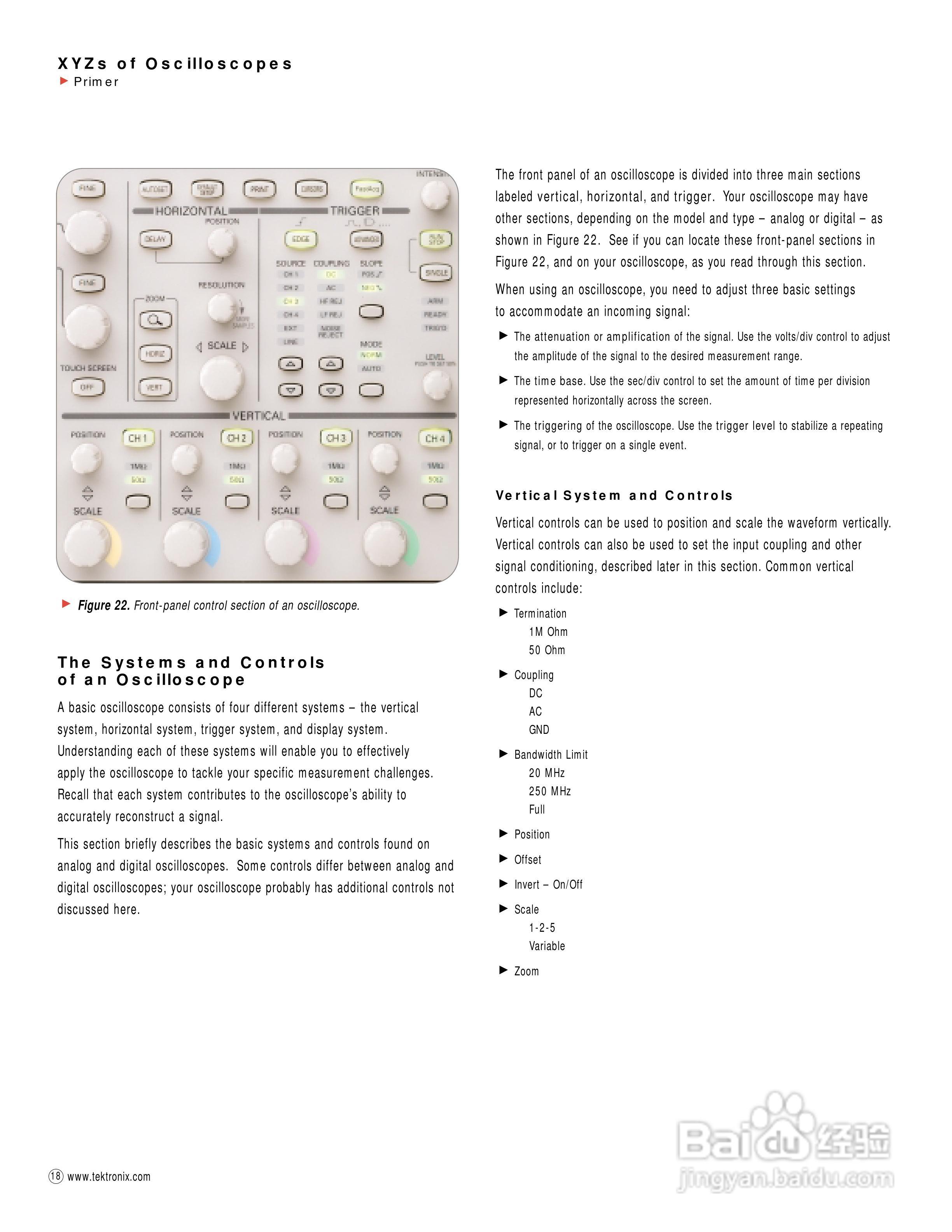 泰克 -TDS784C数字示波器说明书:[2]